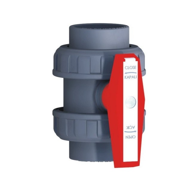 90 mm PVC KÜRESEL VANA YAPIŞTIRMA